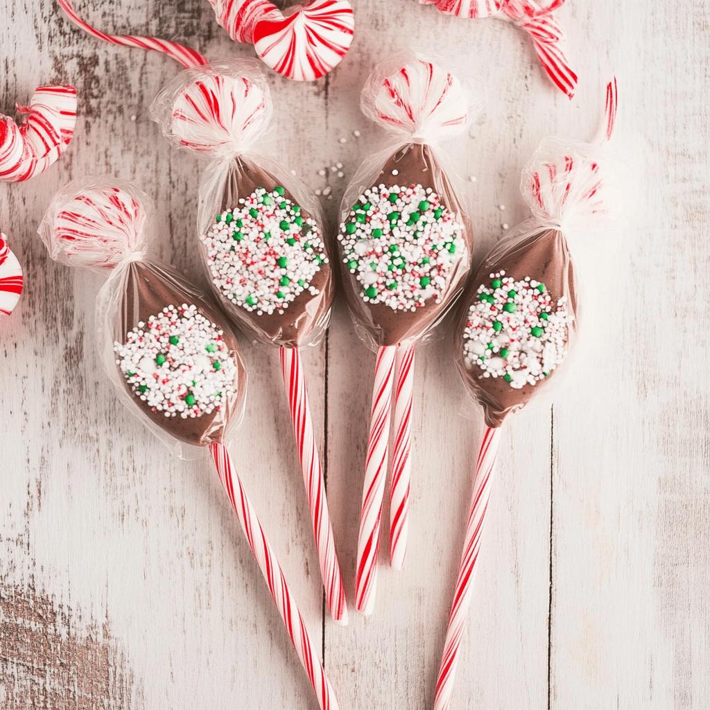 DIY Peppermint Candy Spoons