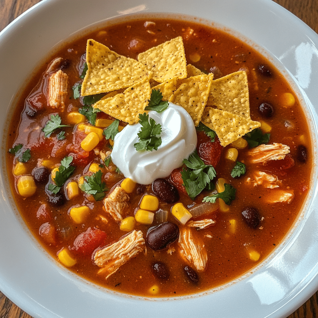 7 Can Chicken Taco Soup