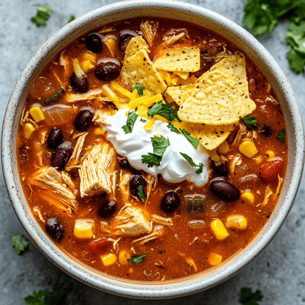 7 Can Chicken Taco Soup