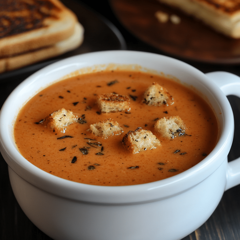 Roasted Tomato Basil Soup