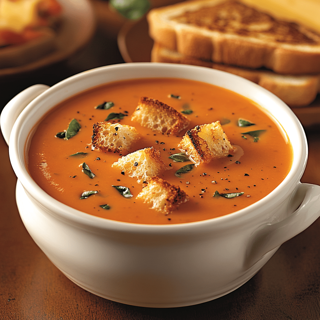 Roasted Tomato Basil Soup