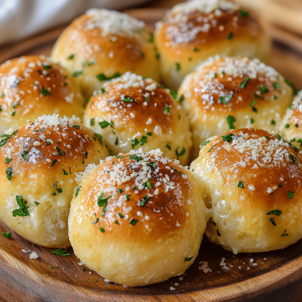 Garlic Parmesan Cheese Bombs