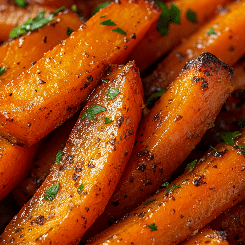 Parmesan Garlic Roasted Carrots