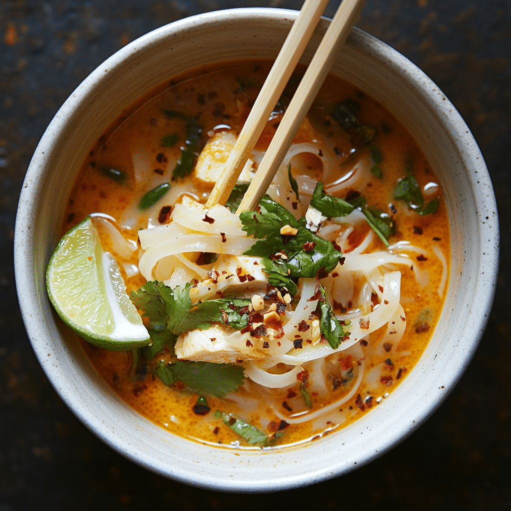 Thai Red Curry Noodle Soup