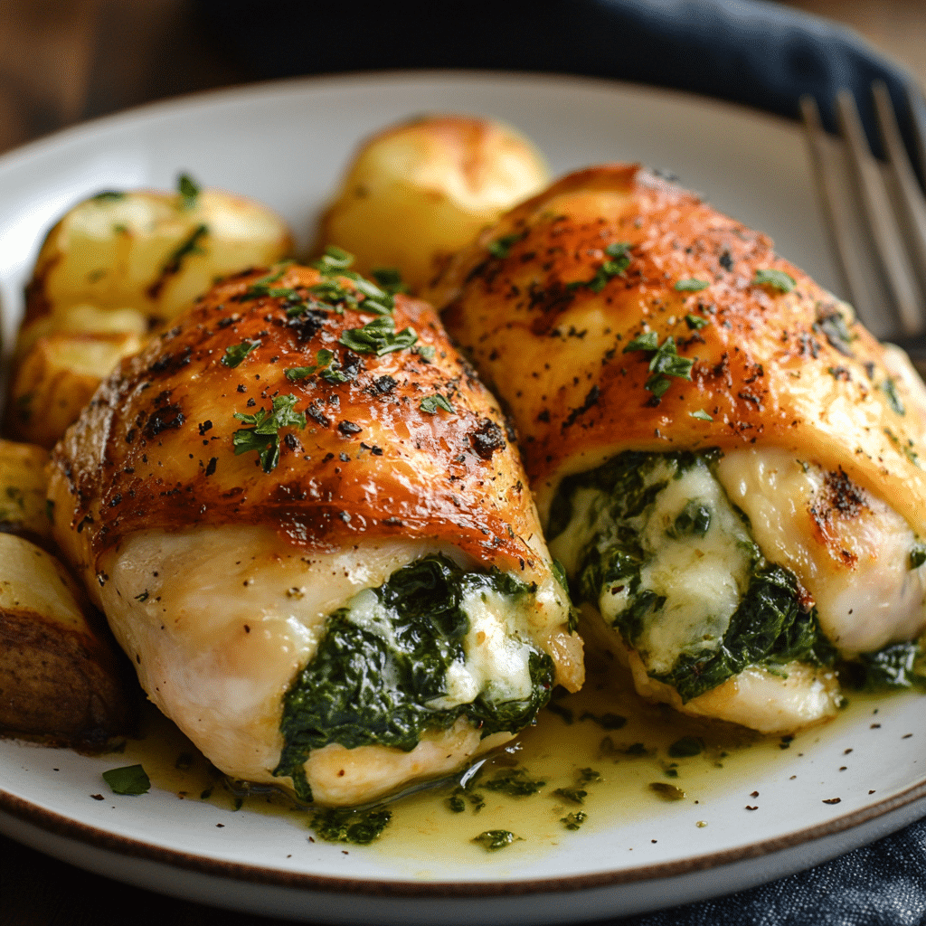 Spinach Stuffed Chicken