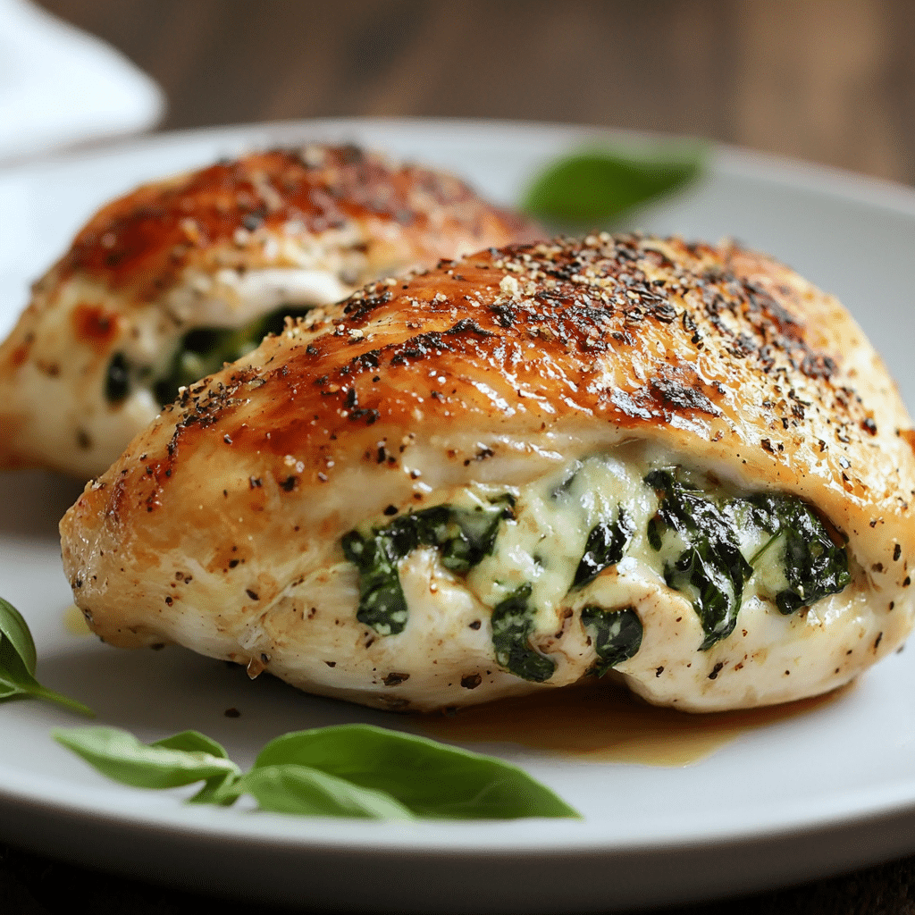 Spinach Stuffed Chicken