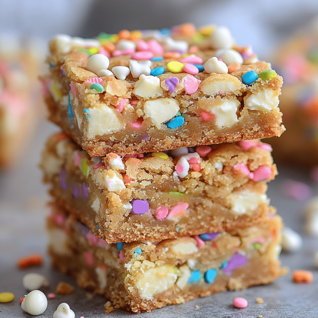 Birthday Cookie Bars