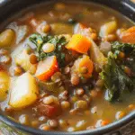 Crock Pot Vegetable Lentil Soup