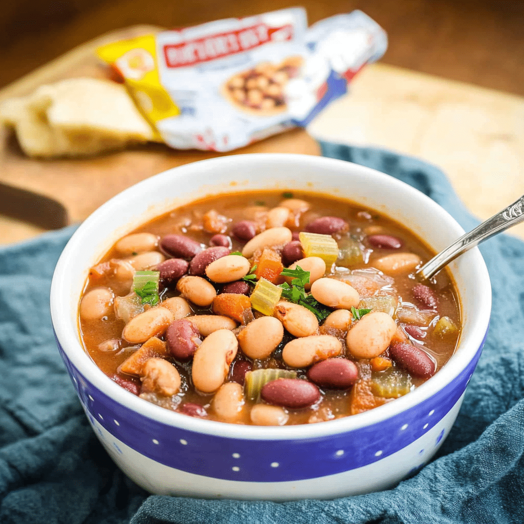 Crock Pot BBQ 15 Bean Soup