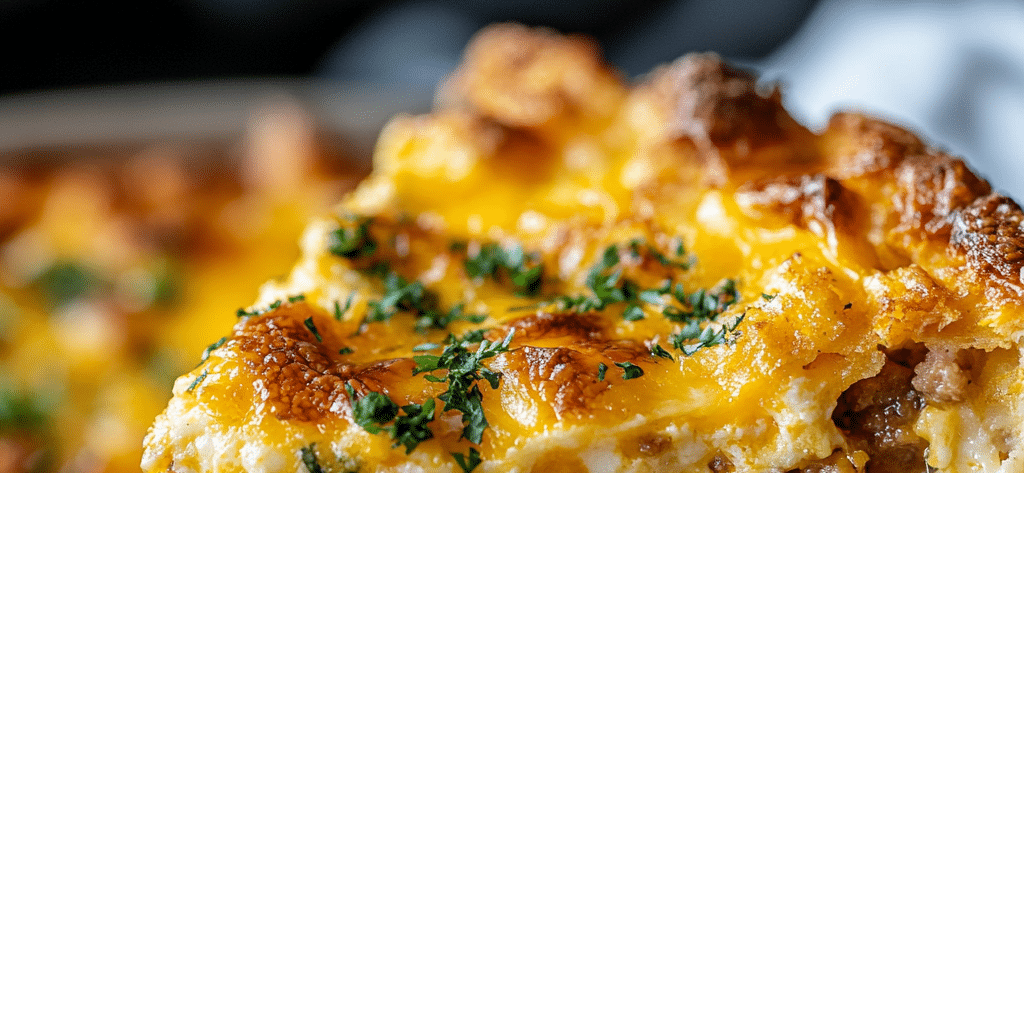 Sausage Hashbrown Breakfast Casserole