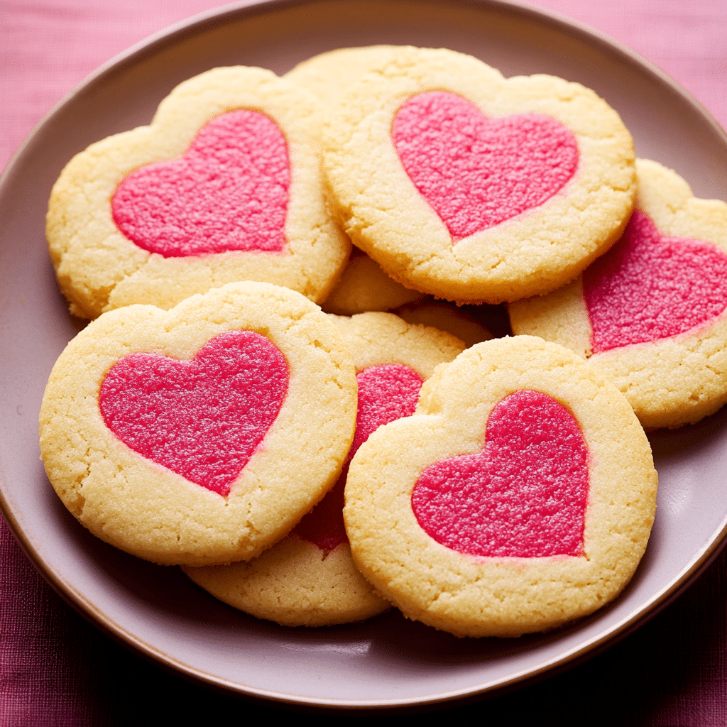 Slice and Bake Heart Cookies