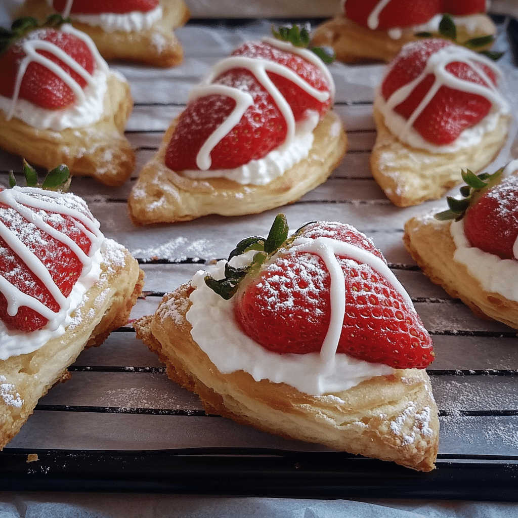 Strawberry Cream Puffs