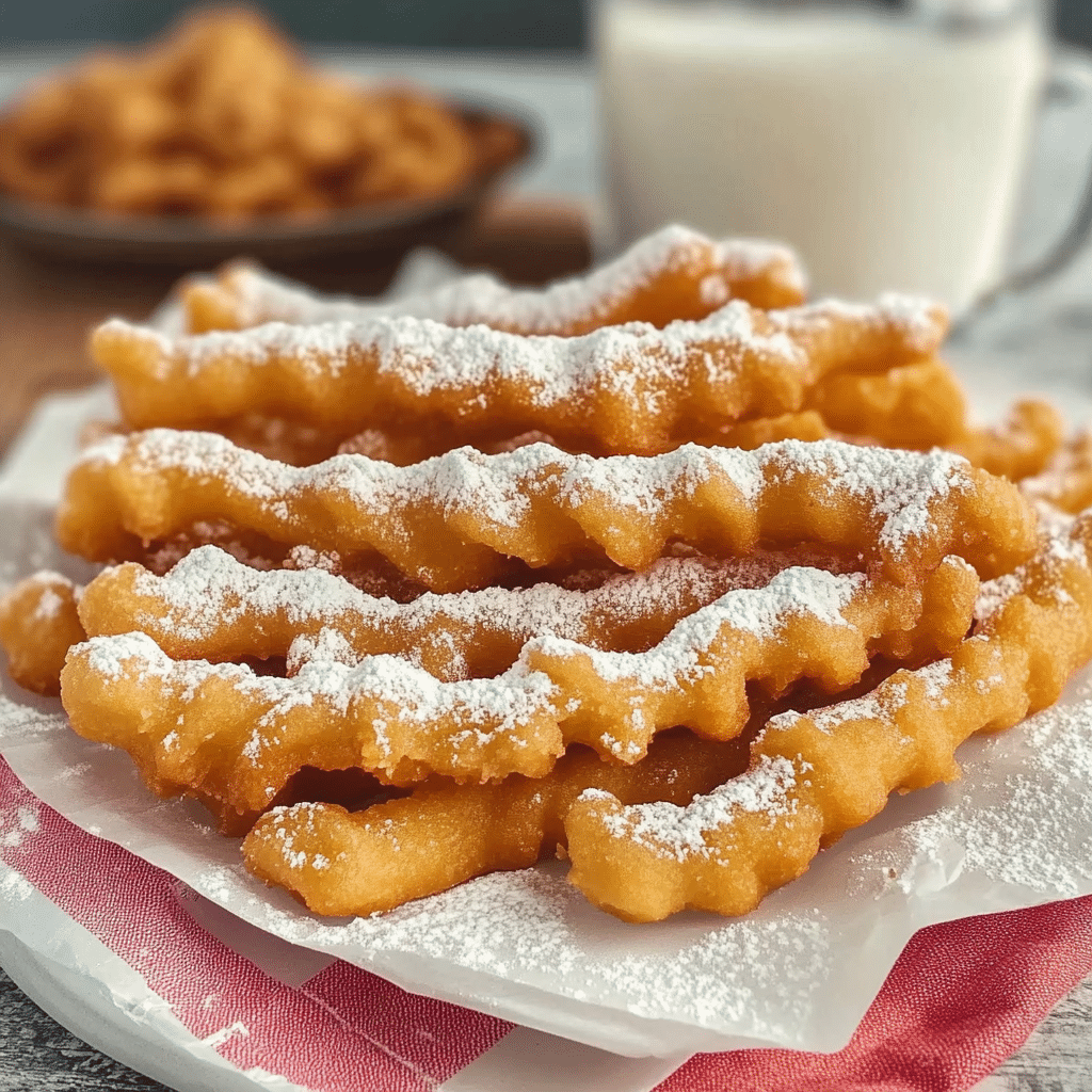 Crispy Funnel Cake Sticks