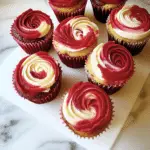 Red Velvet Marble Cupcakes