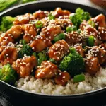 High Protein Sesame Chicken