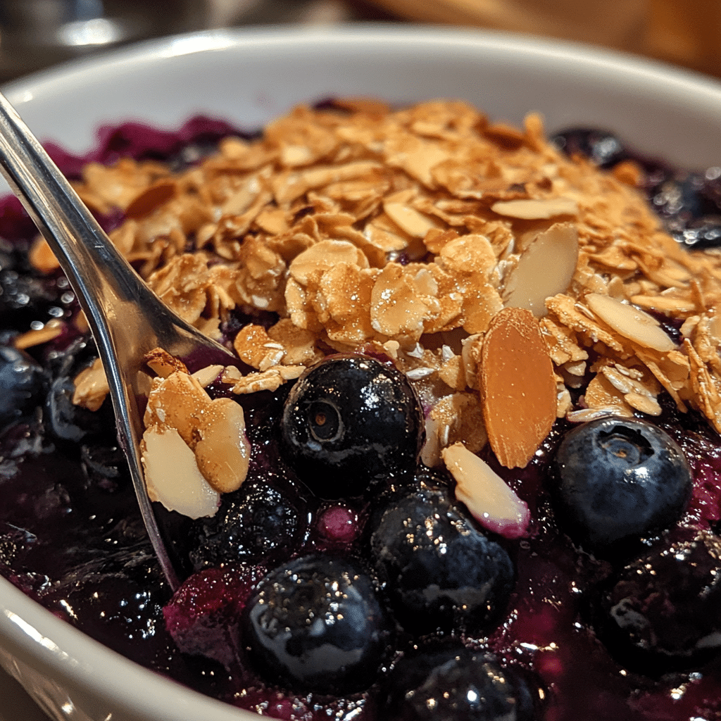 Baked Blueberry Oatmeal