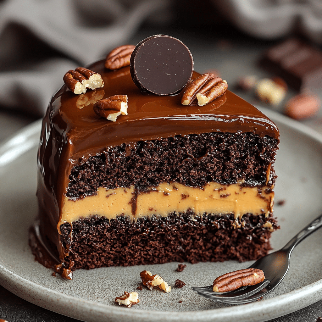 Turtle Caramel Cake