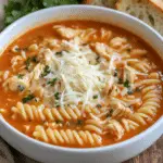 Crockpot Chicken Parmesan Soup