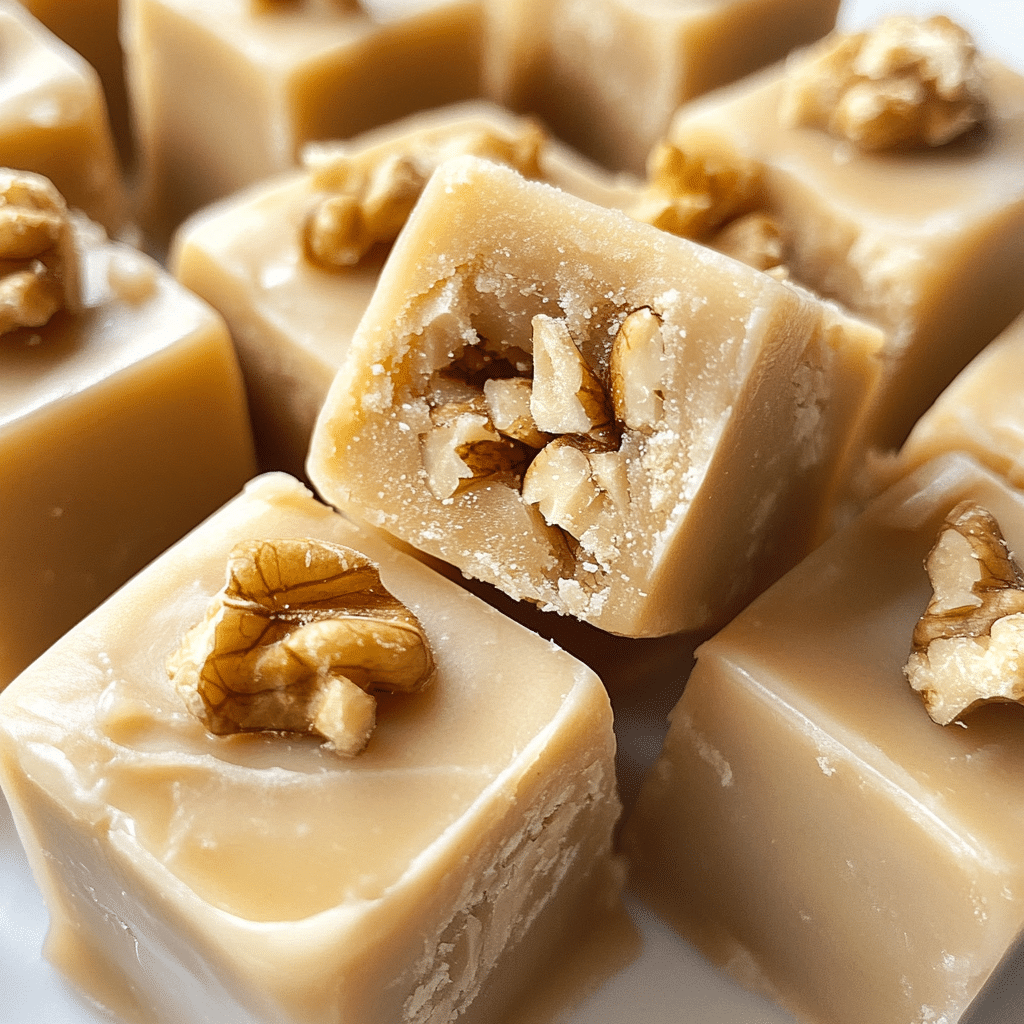 Maple Walnut Fudge