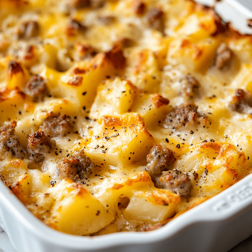 Cheesy Potato Breakfast Casserole