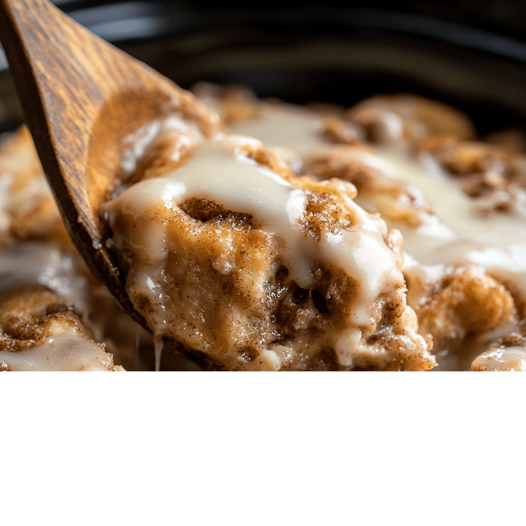 Crock Pot Cinnamon Roll Casserole