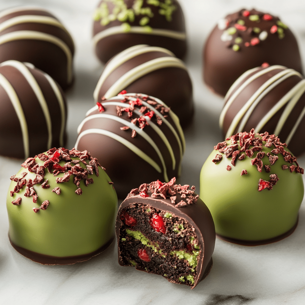 Grinch Oreo Balls