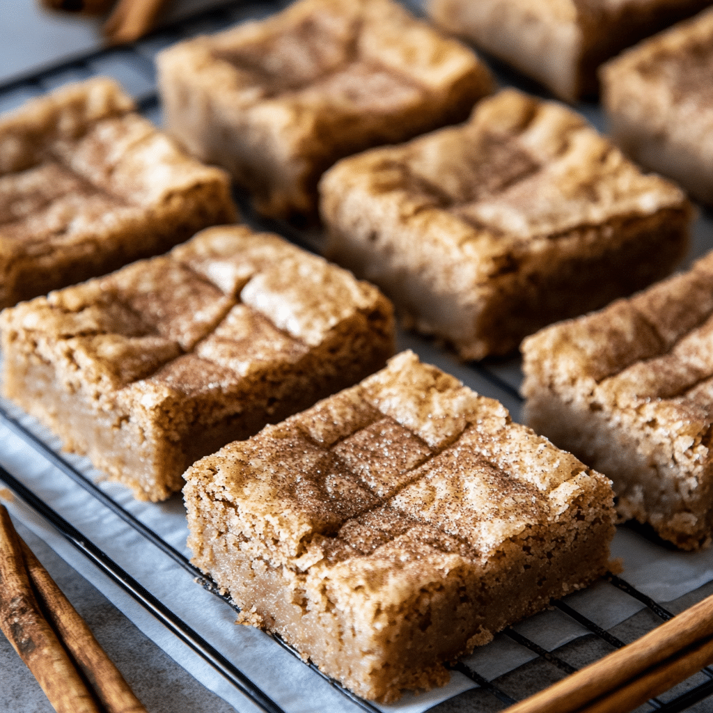 Homemade Snickerdoodle Cheesecake Bars