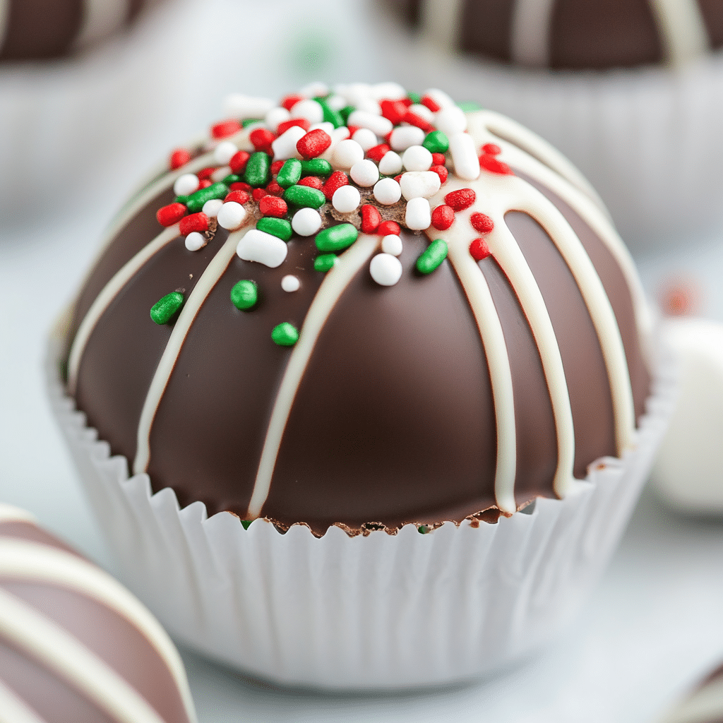 Christmas Hot Cocoa Bombs