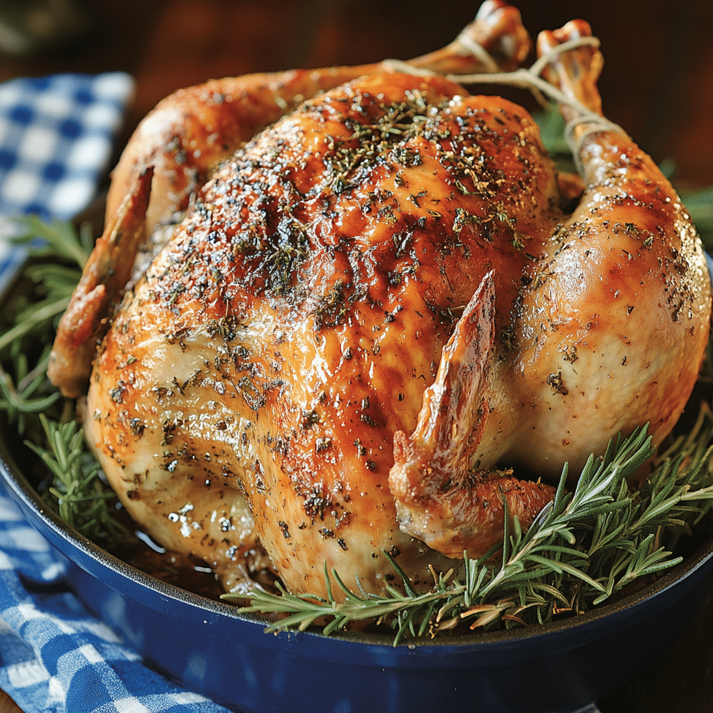 Roasted Chicken with Garlic and Herbs