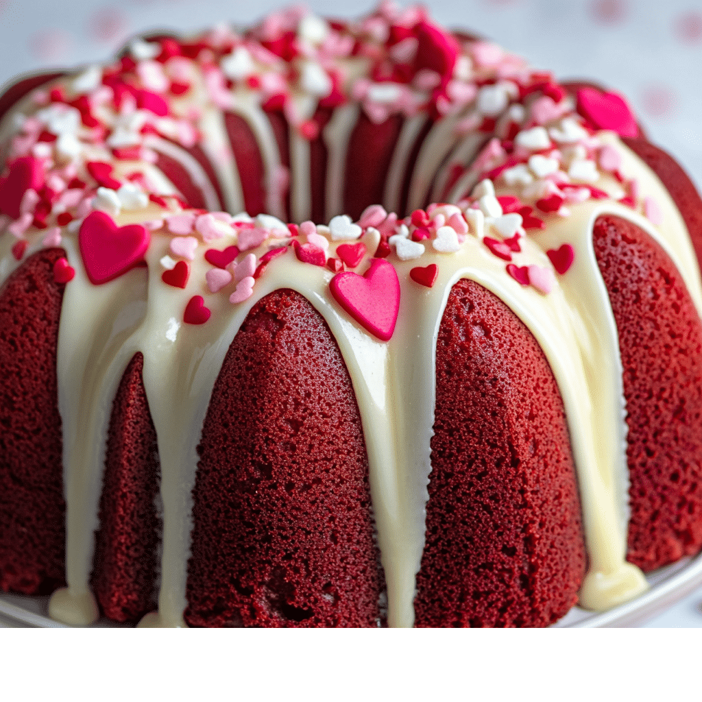 Red Velvet Cream Cheese Bundt Cake