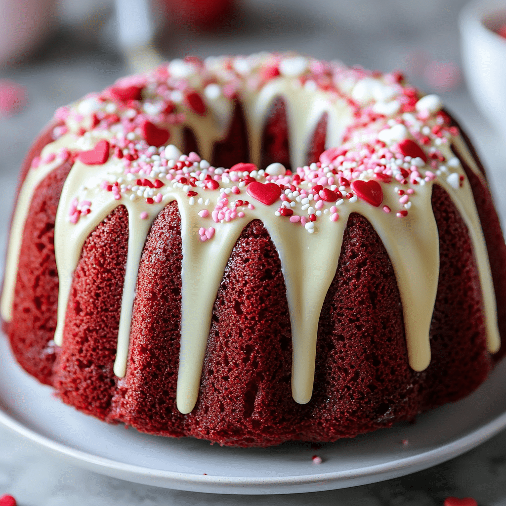 Red Velvet Cream Cheese Bundt Cake