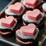 Mini Naked Chocolate Cake Hearts