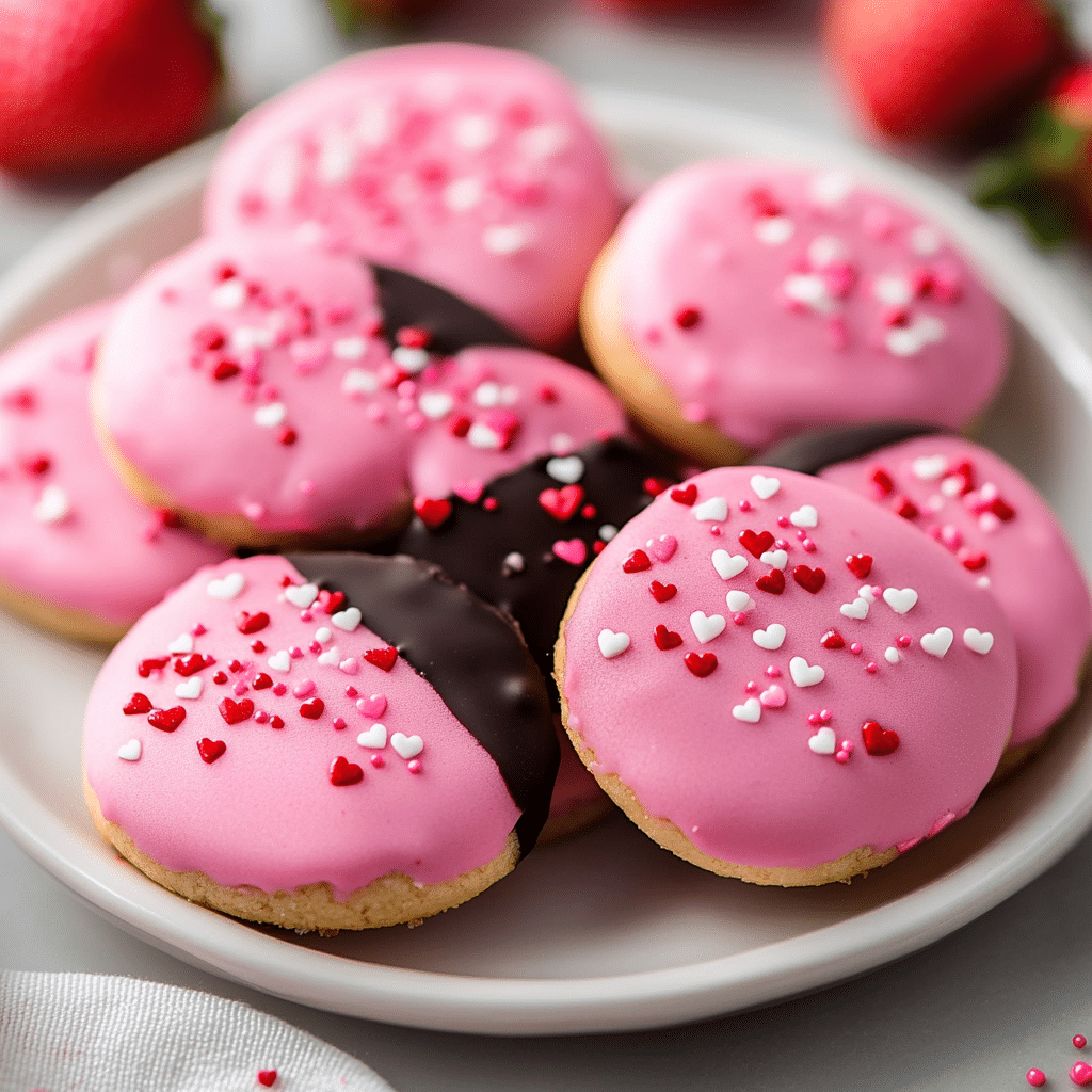 Chocolate Covered Strawberry Cookies