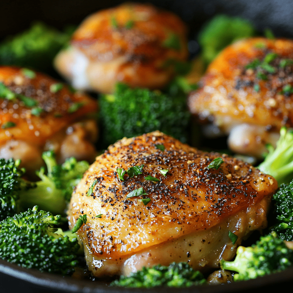 Low Carb Chicken Broccoli Skillet Recipe