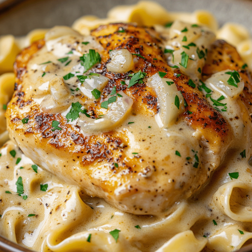 Chicken with Buttered Noodles