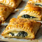 Cheese and Spinach Stuffed Pastry