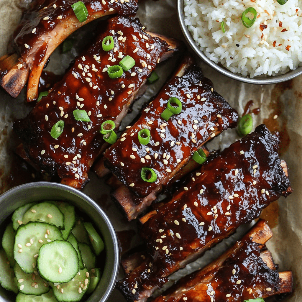 Sticky Asian Pork Ribs