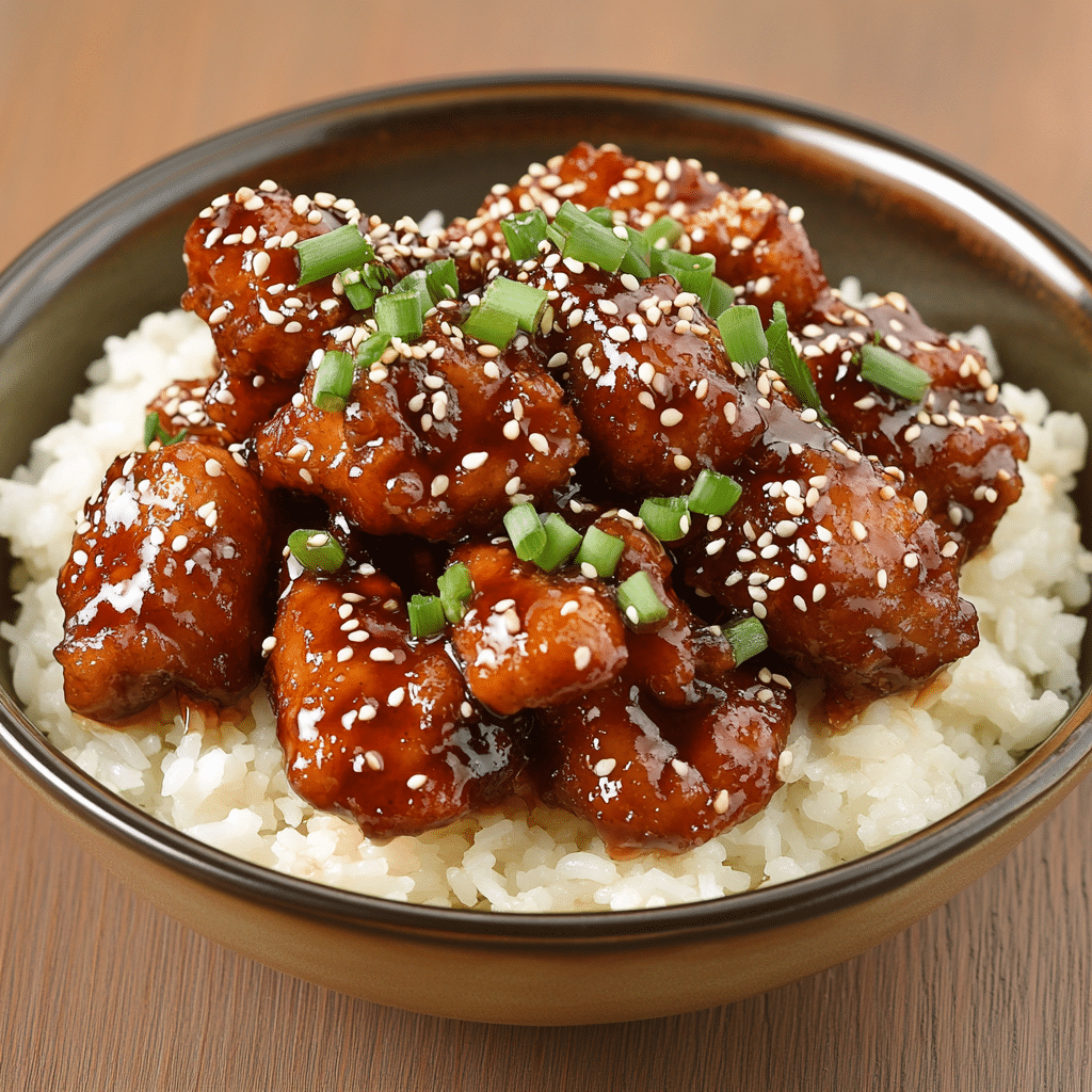 Crispy Chinese Honey Garlic Chicken Recipe