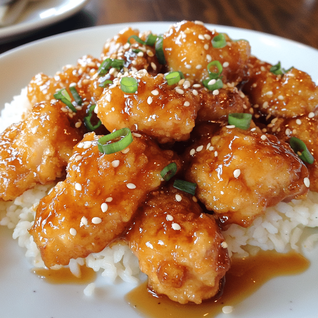 Crispy Chinese Honey Garlic Chicken Recipe