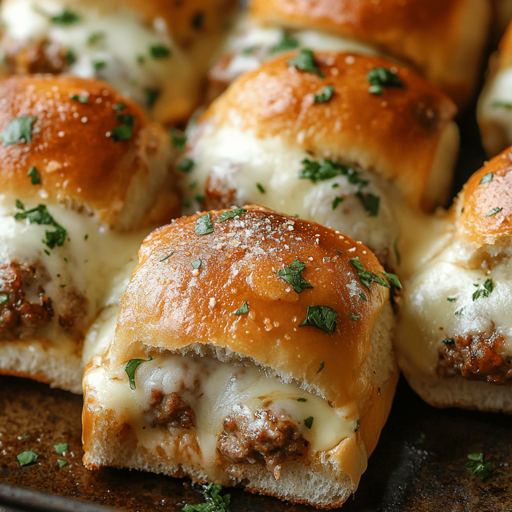 Garlic Parmesan Cheeseburger Bombs Recipe