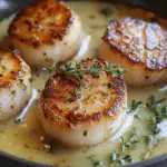 Garlic Butter Baked Scallops