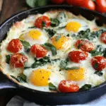 Mediterranean Baked Feta Eggs