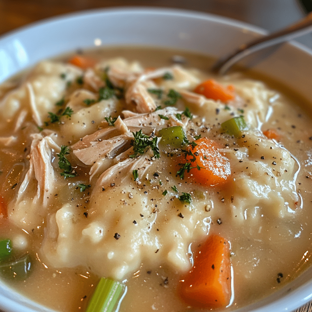 Homemade Chicken And Dumplings