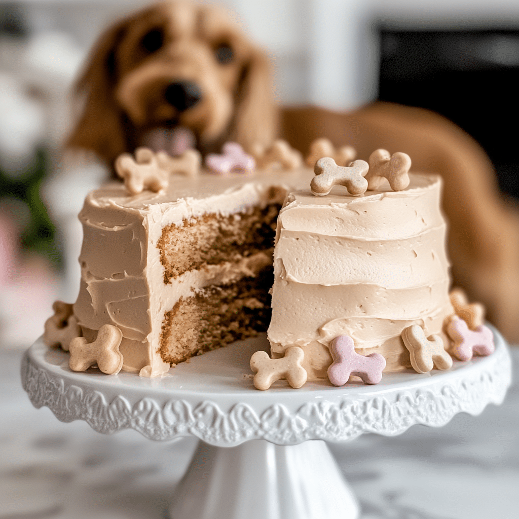 Doggy Birthday Cake