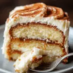 Cinnamon Roll Poke Cake