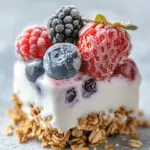 Frozen Yogurt Granola Cups