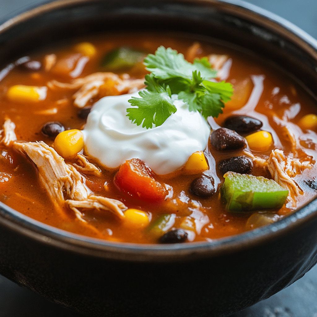 7 Can Chicken Taco Soup