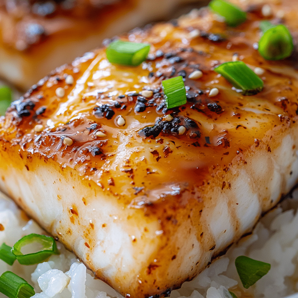 Ginger Soy-Glazed Cod