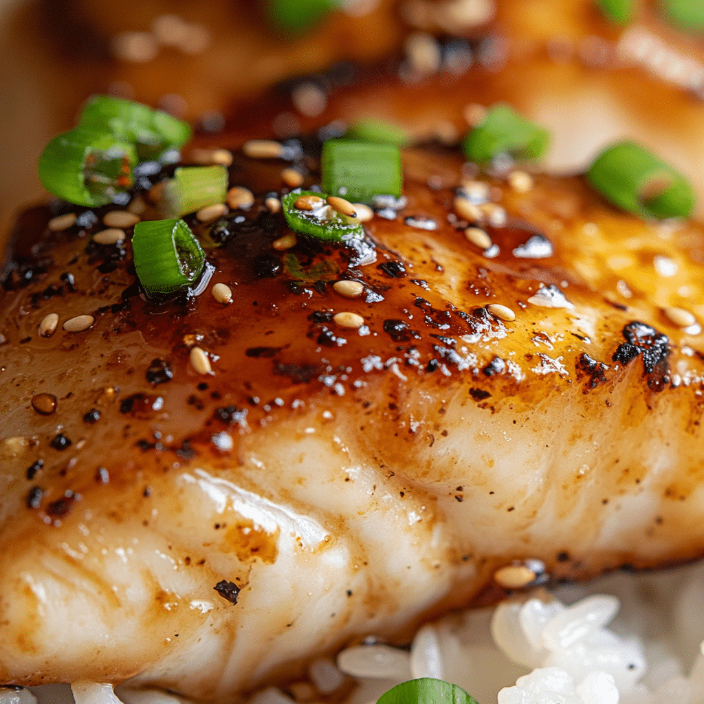 Ginger Soy-Glazed Cod