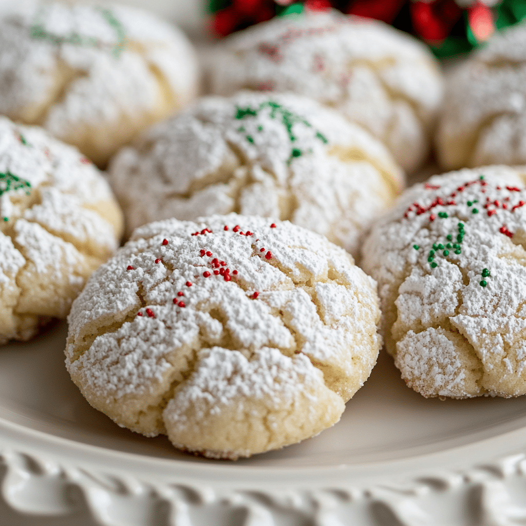 Christmas Gooey Butter Cookies